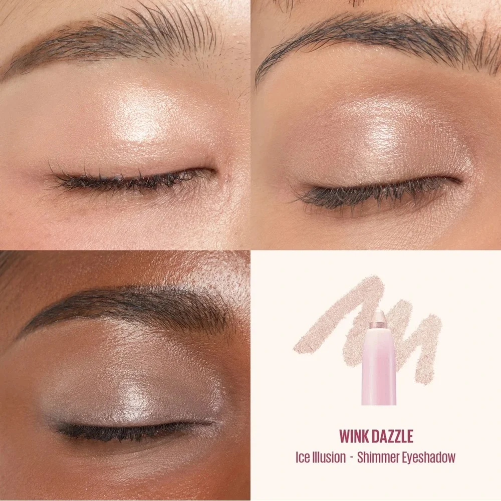 ✨Kaja Ice Illusion Wink Dazzle Eyeshadow & Glitter Multi Stick- double ended - Picture 2 of 8